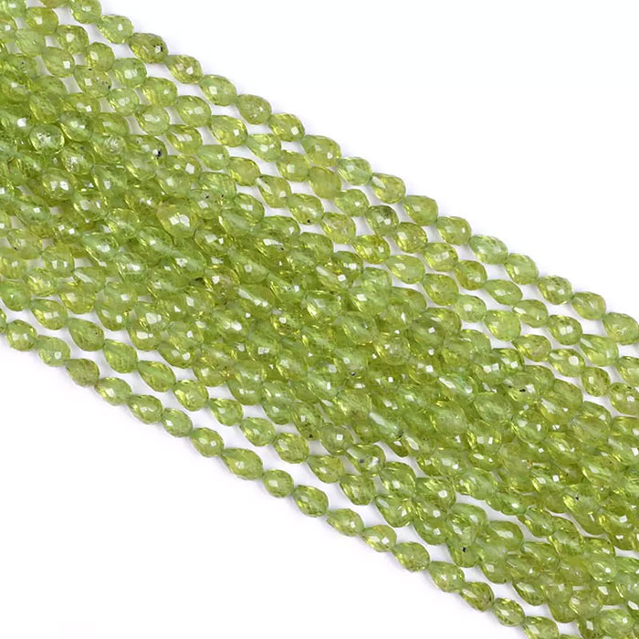 huge collection of Peridot Faceted Beads Strands exporters