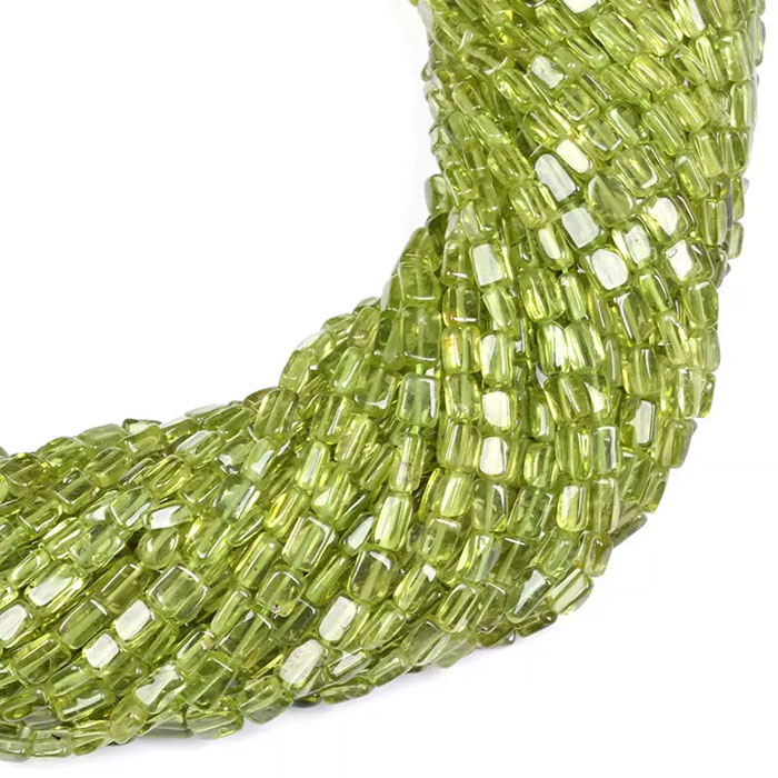 wholesaler of Peridot Plain Beads Strands for mala