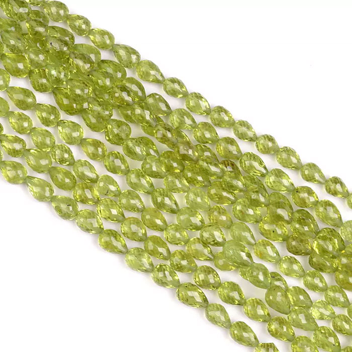wholesale Peridot Faceted Beads Strands for necklace