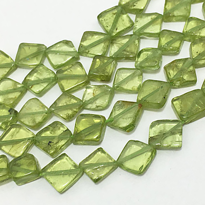 Peridot Plain Kite 6mm to 7mm Beads