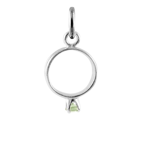 Unique Design Peridot Birthstone Charm | Low Price Of August Birthstone |