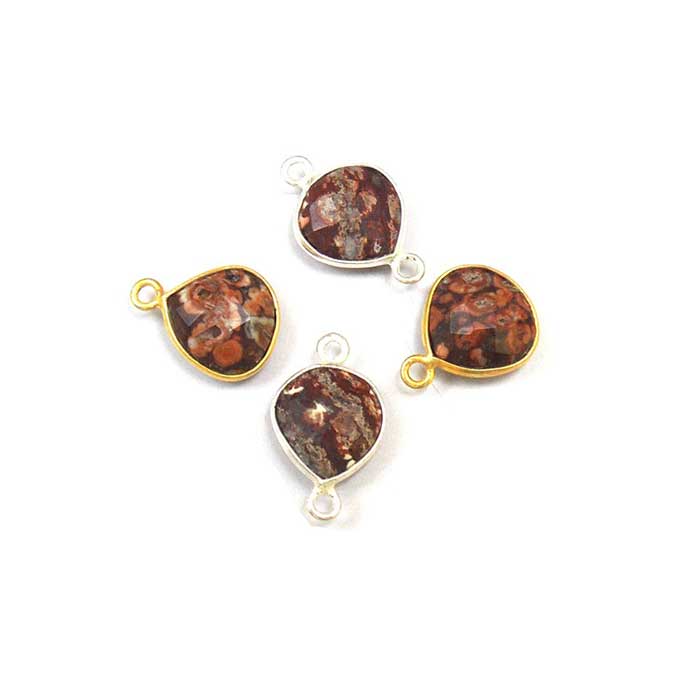 Manufacturer Of Gemstone Single Bail Connector 925 Silver Connector