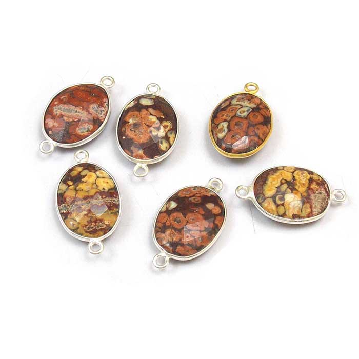 Wholesale Huge Collection Gemstone Single Bail Connector Huge Collection Link Connector