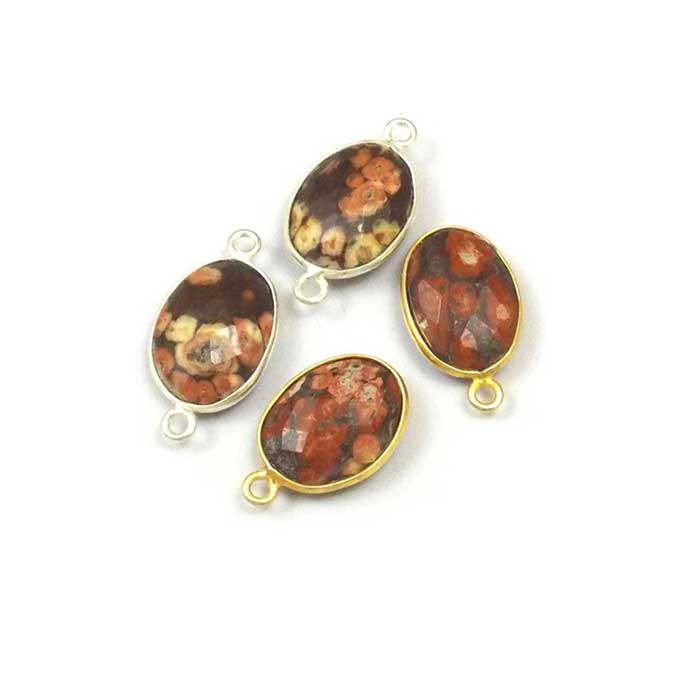 Wholesale Gemstone Single Bail Connector Ready Stock World Wide Connector Collection