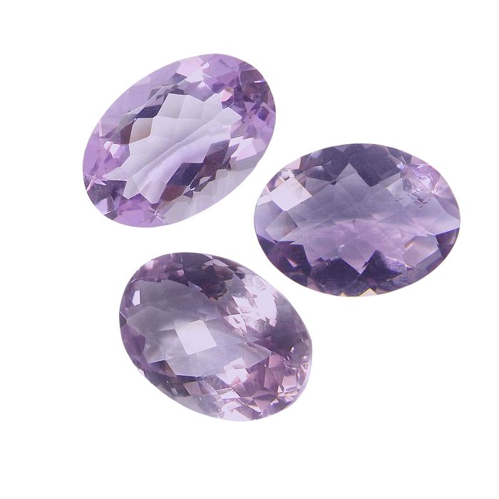 Shop for the best loose jewellery stones | oval Pink Amethyst loose gemstone|