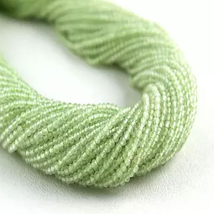 top quality Prehnite Faceted Beads Strands wholesaler