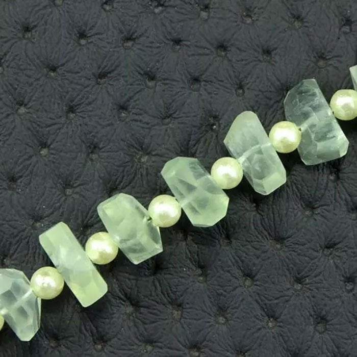 huge collection of Prehnite Faceted Beads Strands exporters