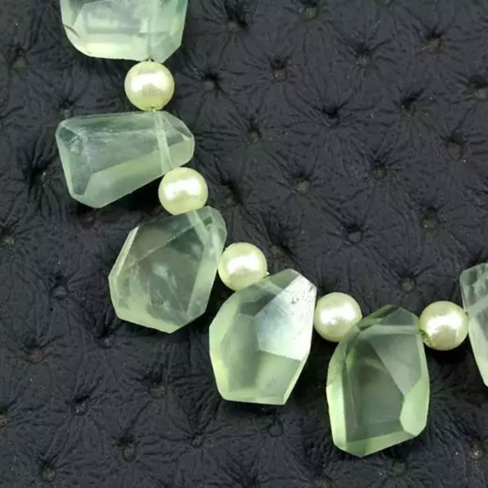 best quality Prehnite Faceted Beads Strands manufacturer