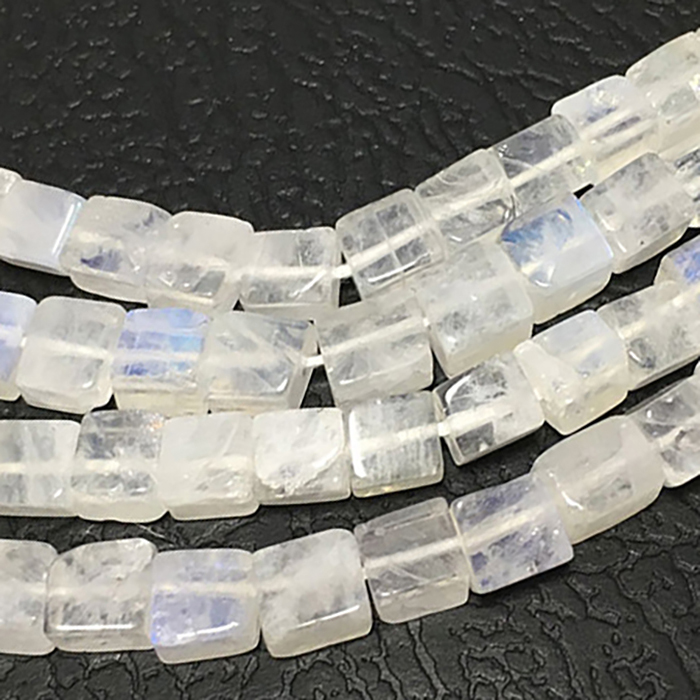 Buy Best Rainbow Moonstone Plain Box 4.5mm to 5.5mm Beads