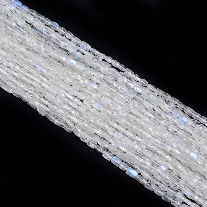 buy online Rainbow Moonstone Plain Beads Strands manufacturer