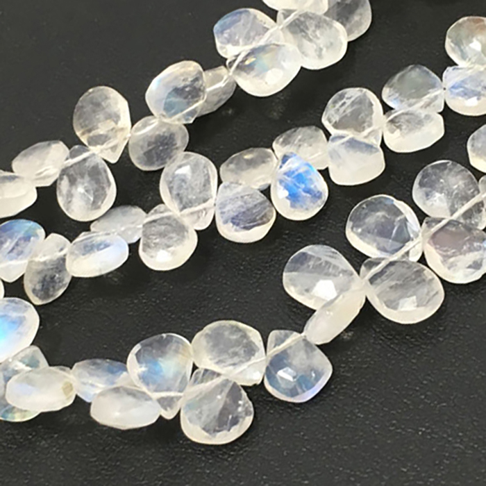 Best Buy Rainbow Moonstone Faceted Pears 7mm to 10mm Beads