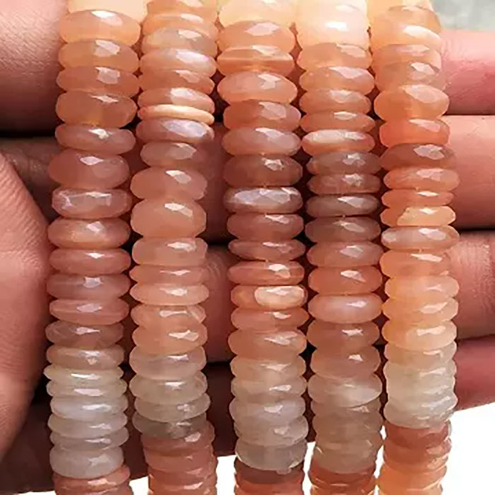best quality Rainbow Moonstone Faceted Beads Strands manufacturer