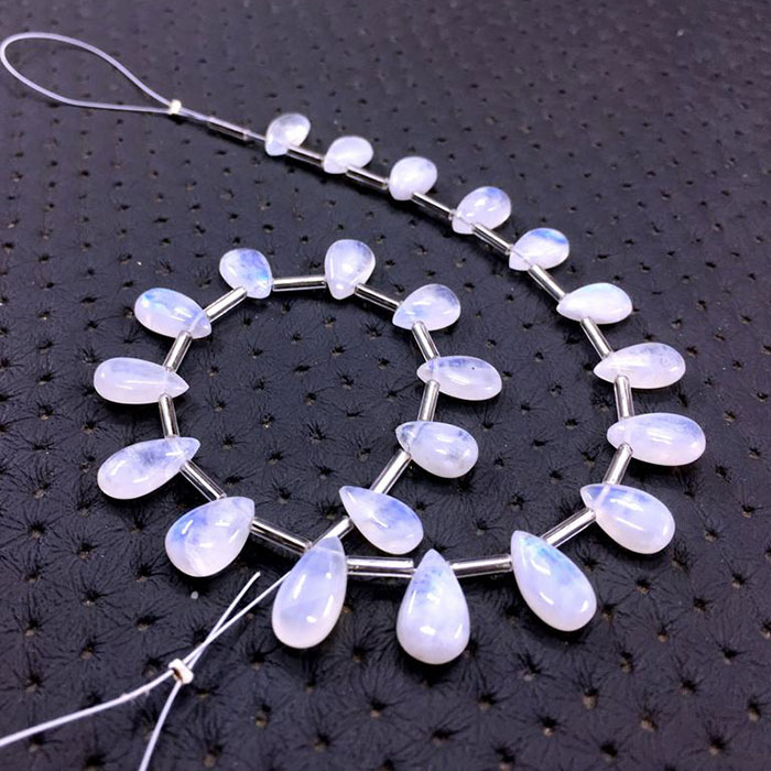 best buy Rainbow Moonstone Faceted Beads Strands for necklace