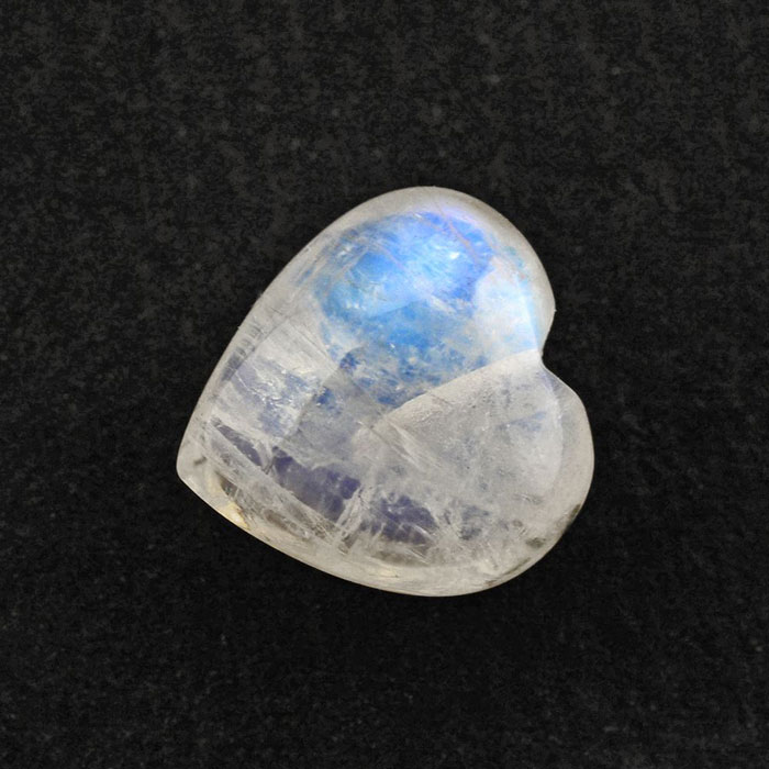 Shop for the best loose jewelry stones | heart Rainbow Moonstone loose gemstone|