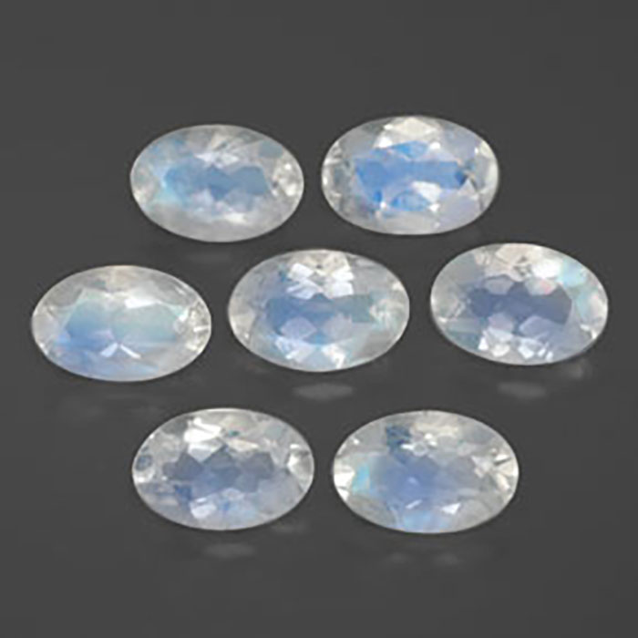 Shop for the best loose jewelry stones | oval Rainbow Moonstone loose gemstone|