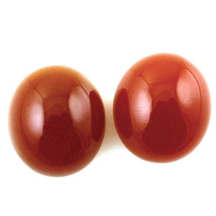 Round Natural Red Onyx Loose Gemstone For Jewelry Making