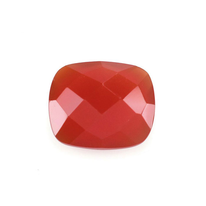 Buy Online Natural Red Onyx Cushion Gemstone | Loose Red Onyx Gemstones