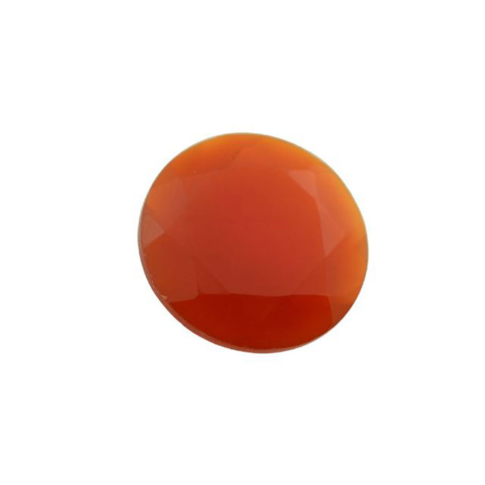Round Natural Red Onyx Loose Gemstone For Jewelry Making