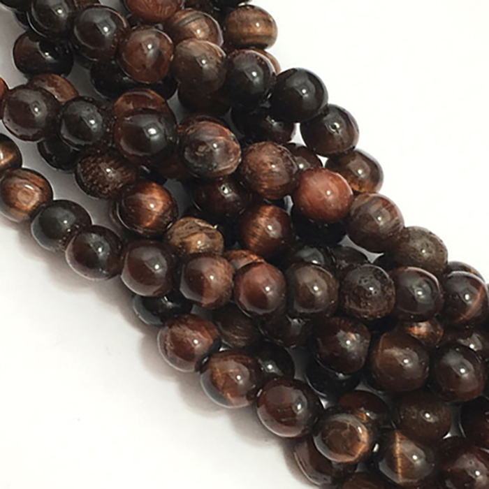 Buy Best Red Tiger Eye Plain Round 4mm to 5mm Beads
