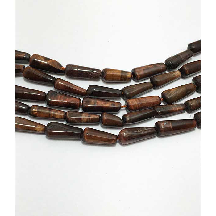Online Red Tiger Eye Plain Top Drill Drops 8mm to 11mm Beads