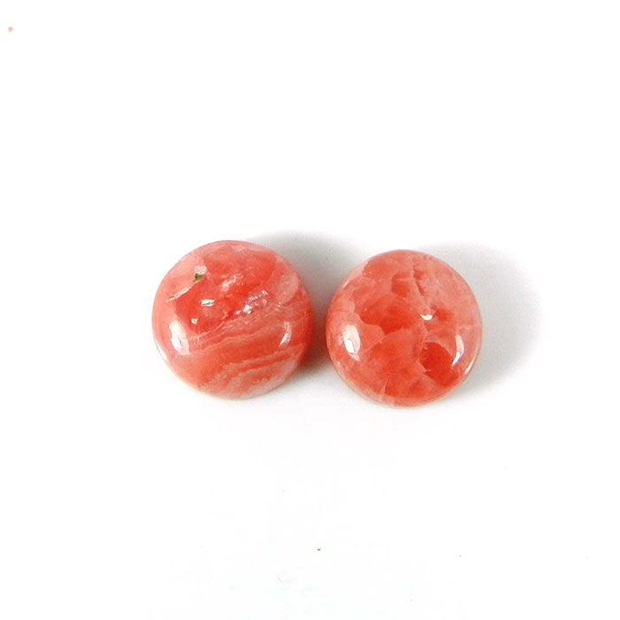 Round Natural Rhodochrosite Loose Gemstone For Jewelry Making