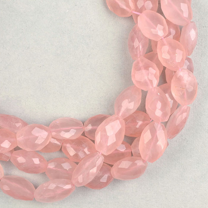 huge collection of Rose Quartz Faceted Beads Strands exporters