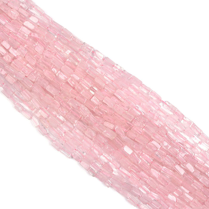 suppliers of Rose Quartz Plain Beads Strands at best price