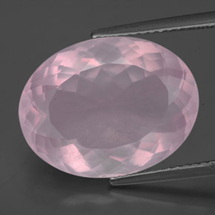 Shop for the best loose jewelry stones | oval Rose Quartz loose gemstone|