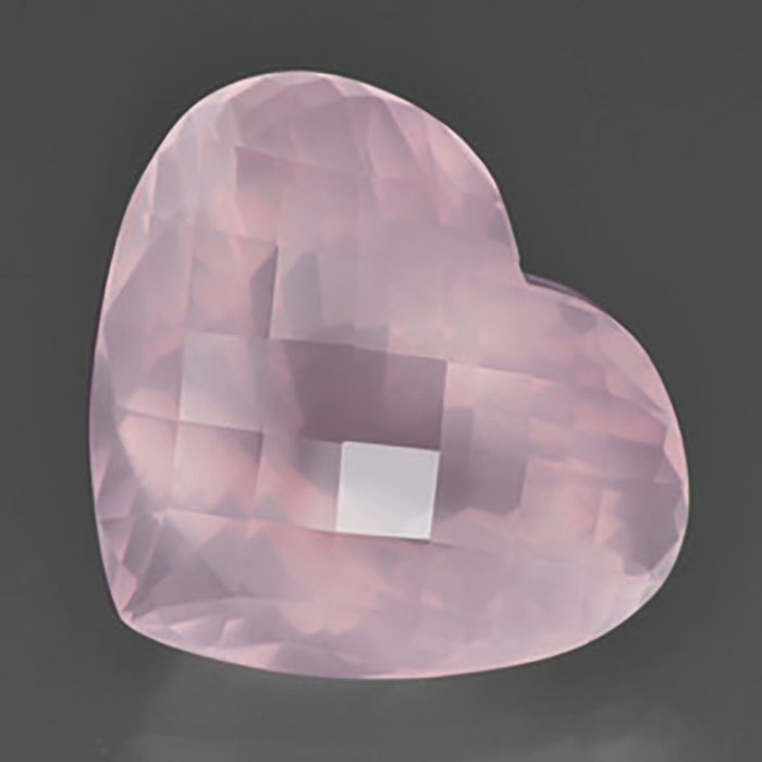 Shop for the best loose jewelry stones | heart Rose Quartz loose gemstone|