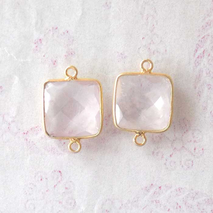 Online Collection Gemstone Single Bail Connector Sterling Silver Beads Connector