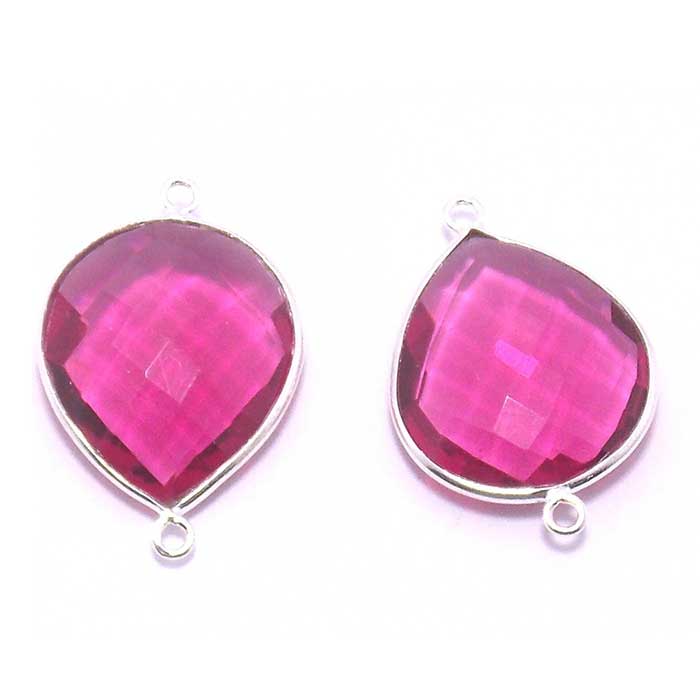 Online Supplier Of Gemstone Double Bail Connector |Electroplated Jewelry |