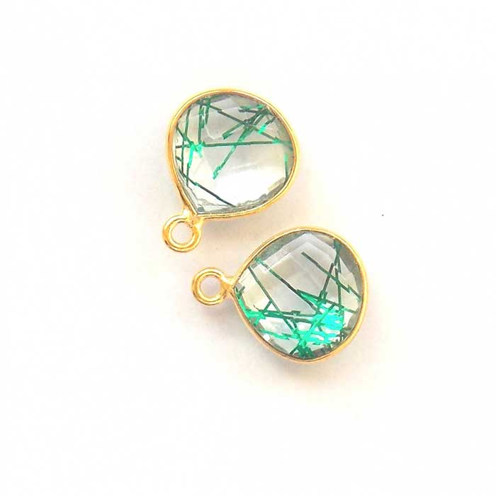Wholesaler Gemstone Single Bail Connector Bezel Setted Gemstone Connector