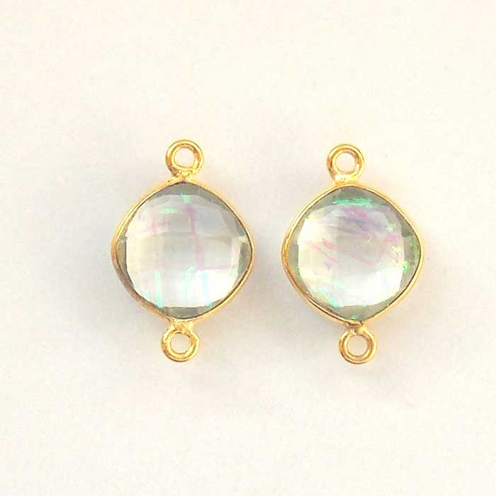 Handmade Collection Of Gemstone Double Bail Connector Huge Collection Bezel Connector