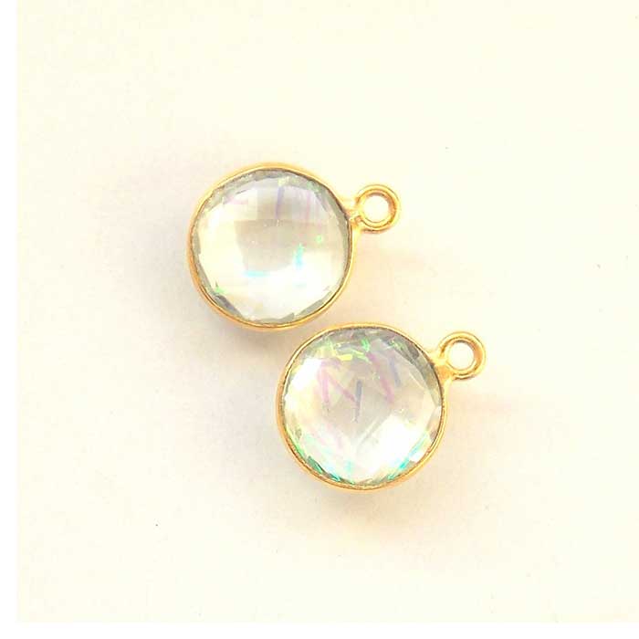 Online Handmade Gemstone Single Bail Connector 925 Sterling Silver Bezel Connector