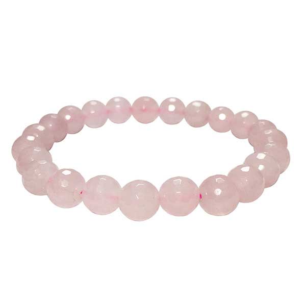 Manufacturer of Semi Precious Rose Quartz Beads Bracelets Jewelry