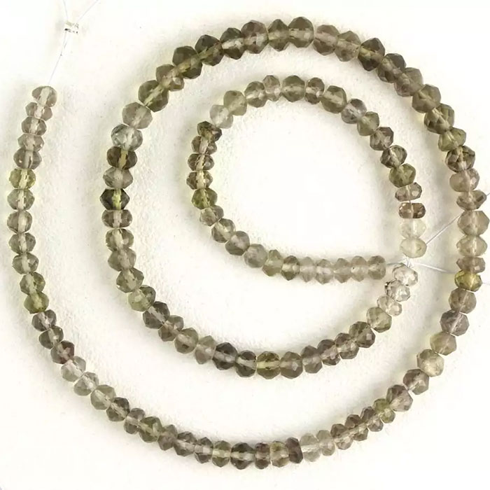 buy online Smoky Quartz Faceted Beads Strands manufacturer