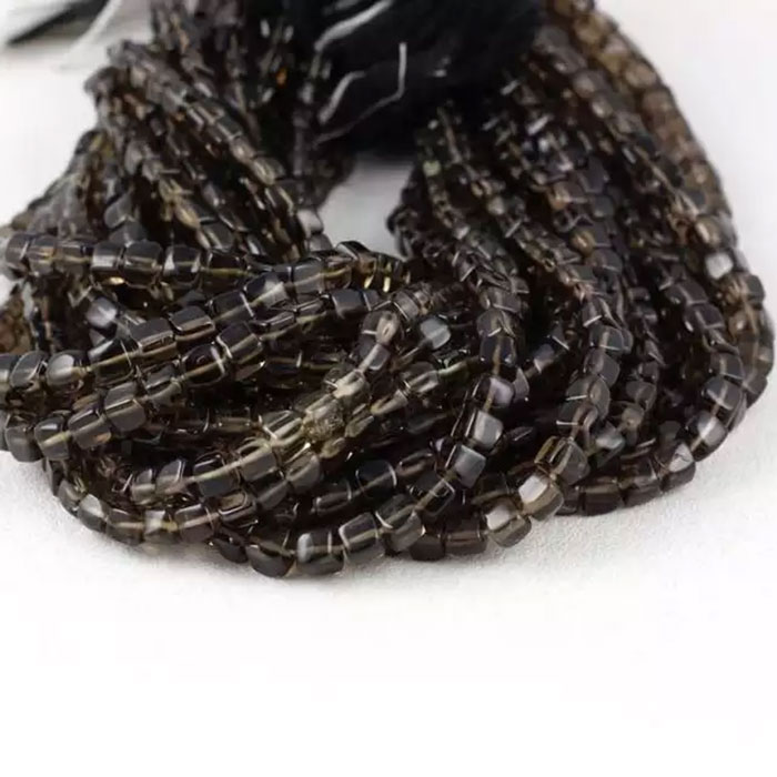 loose Smoky Quartz Plain Beads Strands suppliers