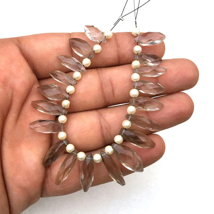 top quality Smoky Quartz Faceted Beads Strands wholesaler