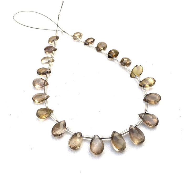 best deals Smoky Quartz Faceted Beads Strands suppliers