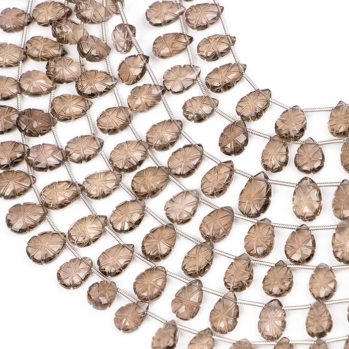loose Smoky Quartz Plain Beads Strands suppliers