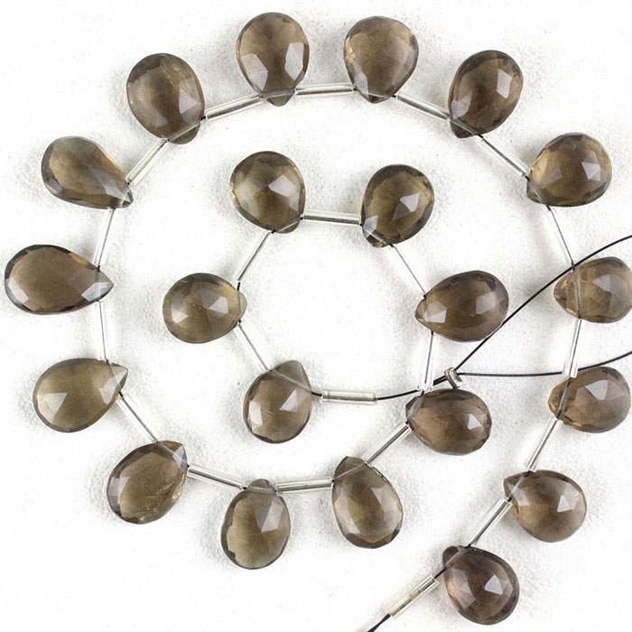 best quality Smoky Quartz Faceted Beads Strands manufacturer