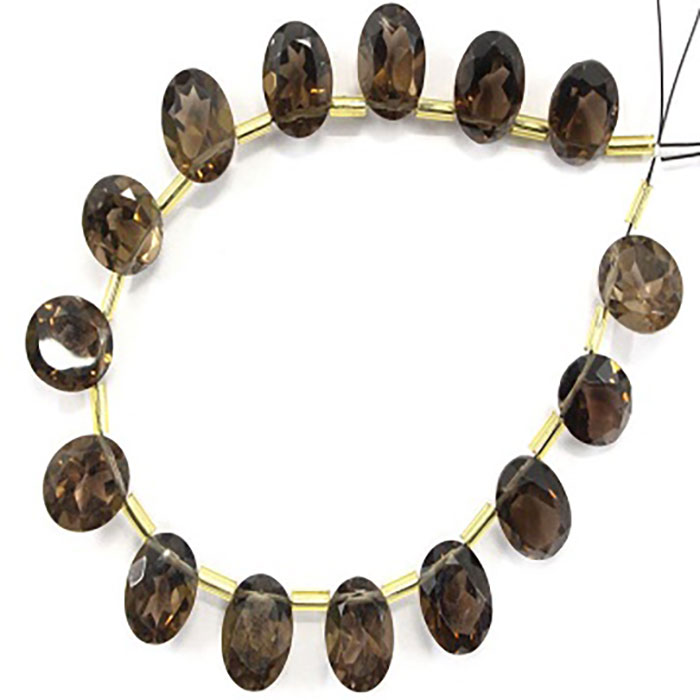 best quality Smoky Quartz Faceted Beads Strands manufacturer