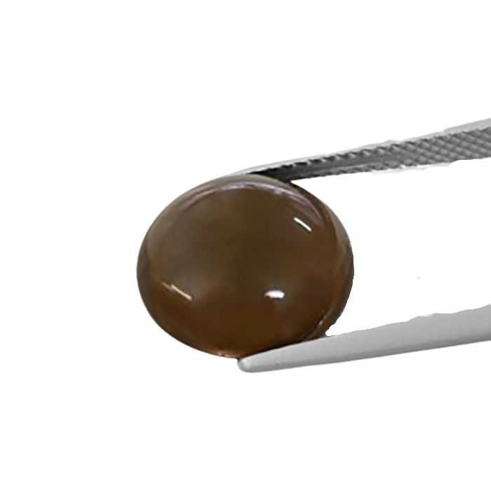 Round Natural Smoky Quartz Loose Gemstone For Jewelry Making