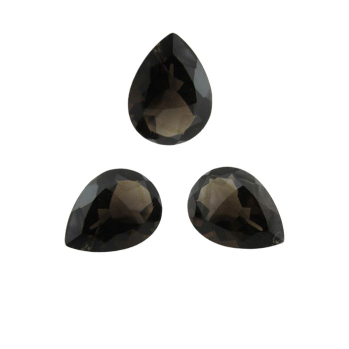 Buy Online Natural Smoky Quartz Oval Gemstone | Semi Precious Gemstones