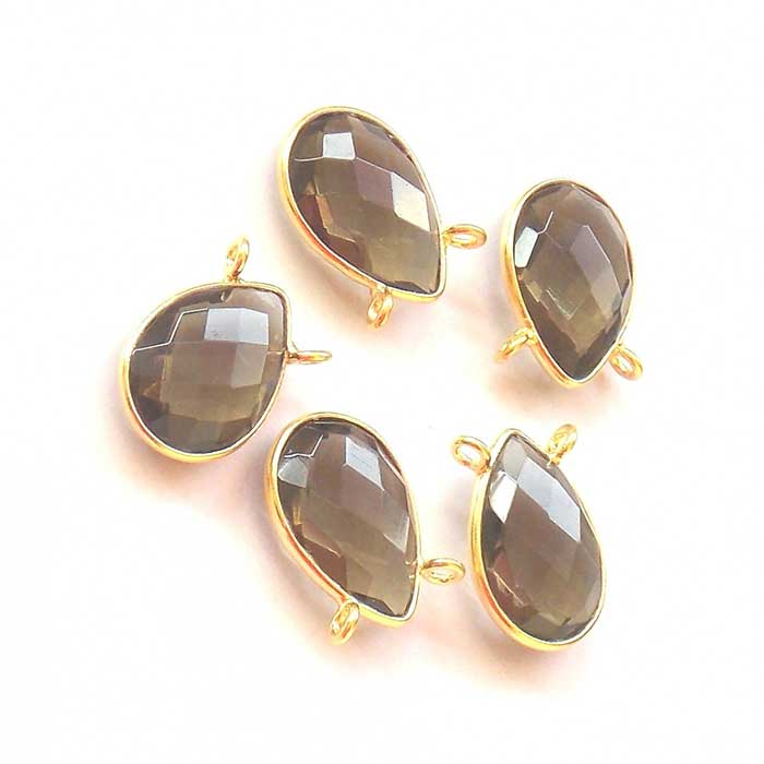 Buy Online Gemstone Double Bail Connector Available At 925silvershine.com