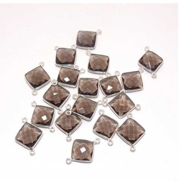 Buy Online Gemstone Double Bail Connector Available At 925silvershine.com