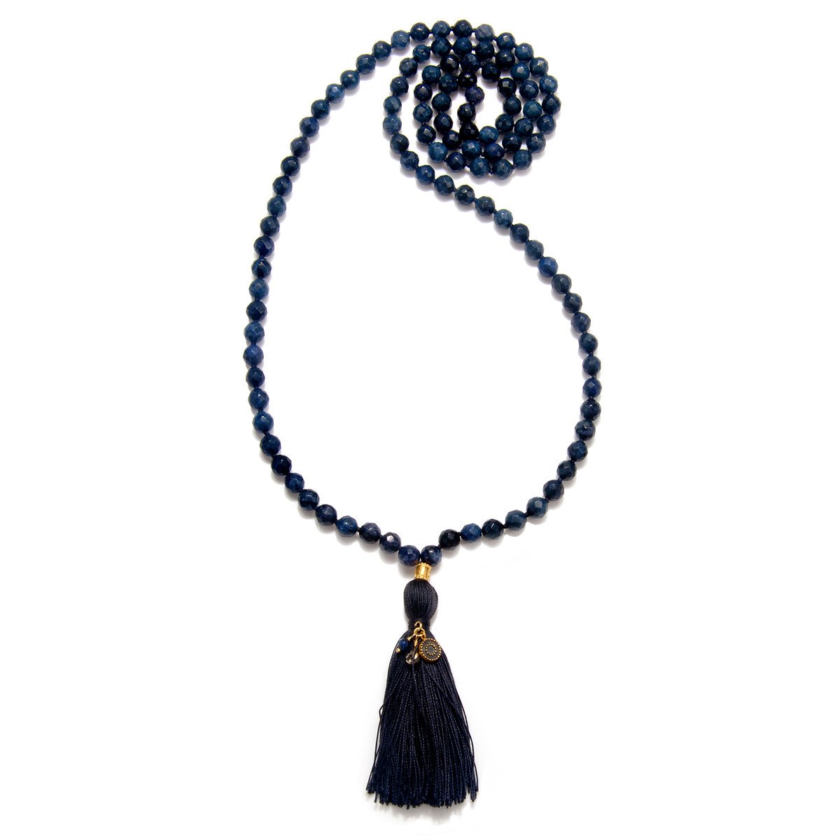 Wholesaler Of Tassel Mala Smoky Quartz Knotted Beaded Mala Necklace