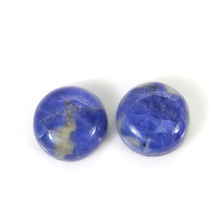 Round Natural Sodalite Loose Gemstone For Jewelry Making