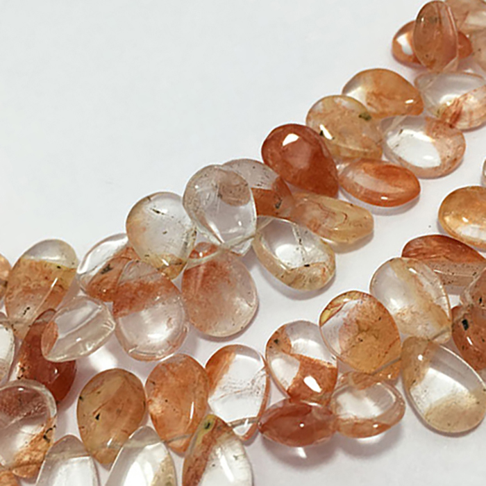 Top Quality Strawberry Quartz Plain Pears Beads