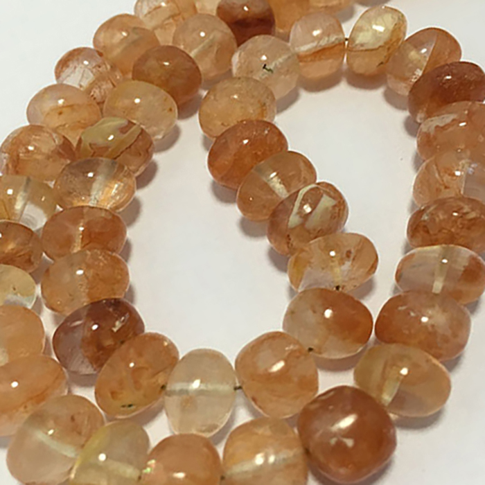 Best Buy Strawberry Quartz Plain Roundel Beads